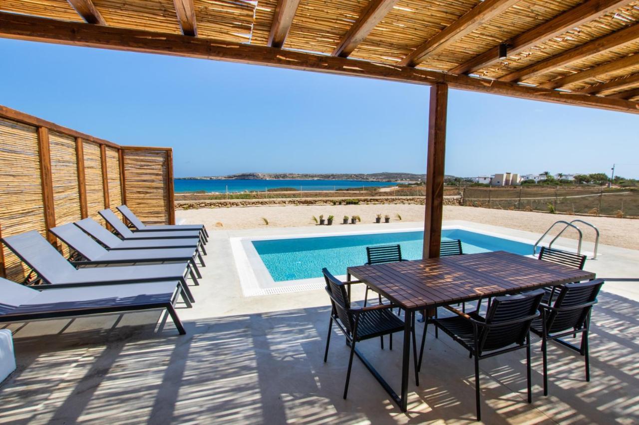 Cato Agro 5, Seafront Villa With Private Pool Afiartis Exterior foto